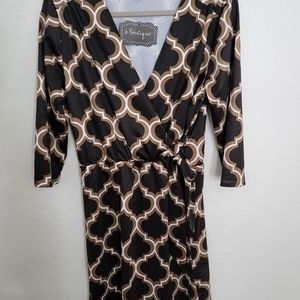 b.Boutique Wrap Dress Size Medium